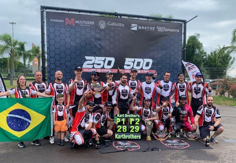 Kart Brother's fez dobradinha nas 500 milhas de kart rental