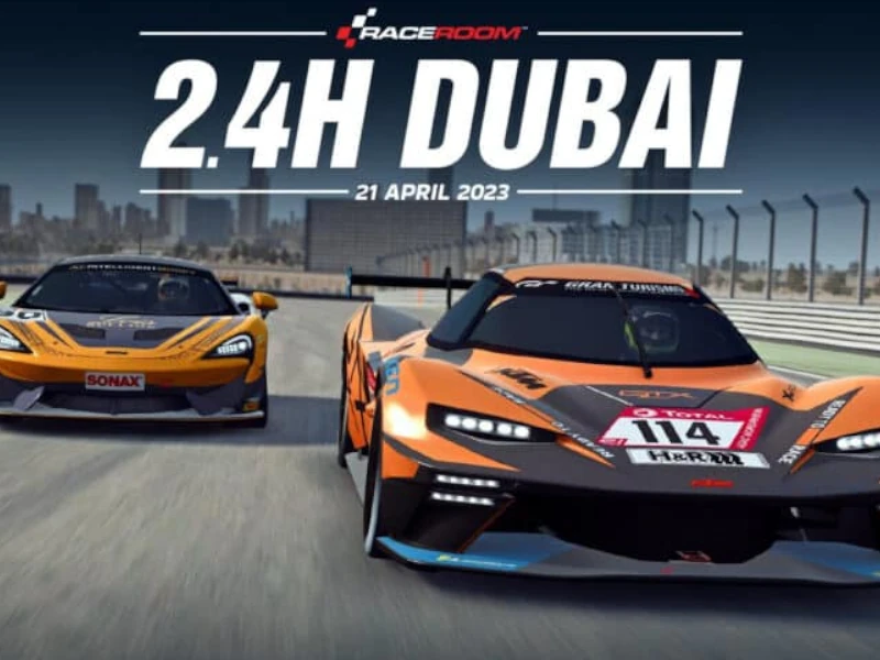 RaceRoom realiza as 2.4 Horas de Dubai