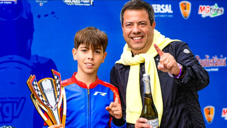 Francisco Rocha e seu pai - Darkside Karts