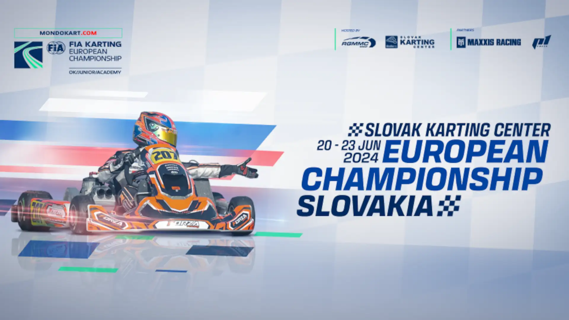 Logo Etapa Eslovaca FIA Karting