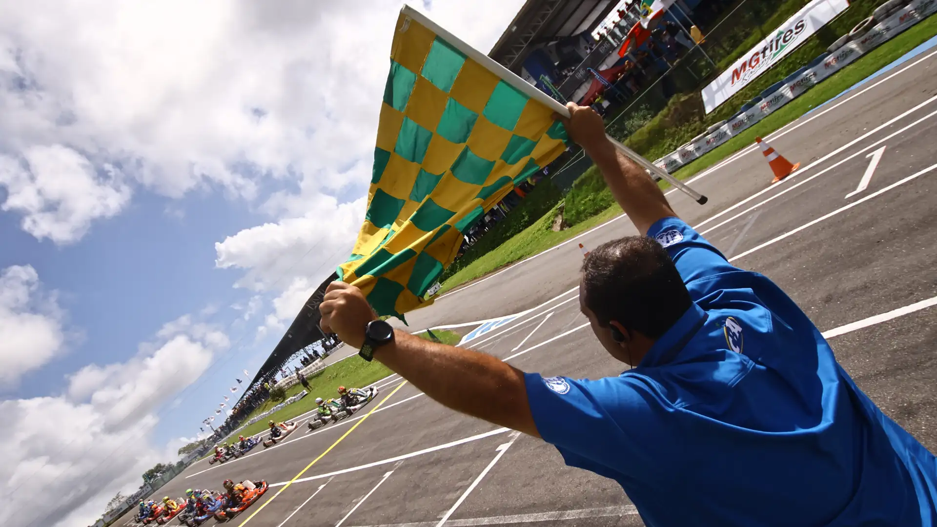 Largada Grupo 1 Copa Brasil de Kart - Fábio Oliveira/Radical Motors