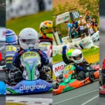 Montagem de kartistas gaúchos no Brasileiro de Kart - Vários Fotógrafos
