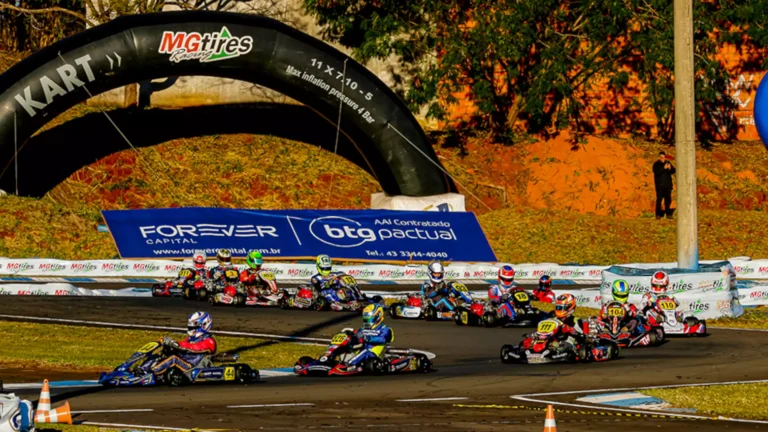 Disputas no kartódromo Luigi Borghesi - Gilmar Rose