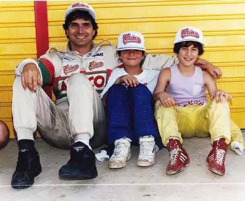 Nelson Piquet, Nelsinho Piquet e Bia Figueiredo