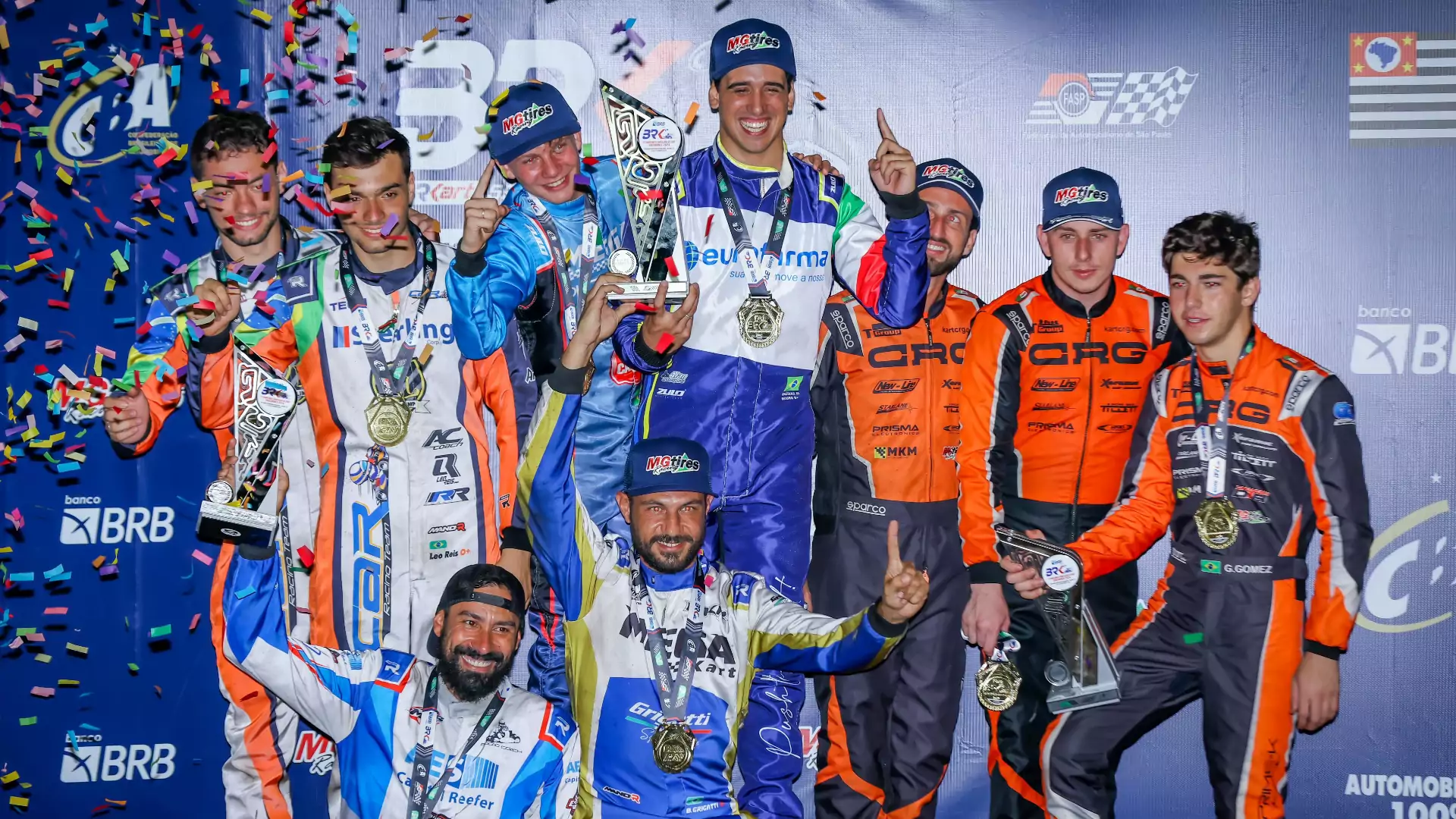 Pódio Campeonato Brasileiro de Kart Endurance - Gilmar Rose